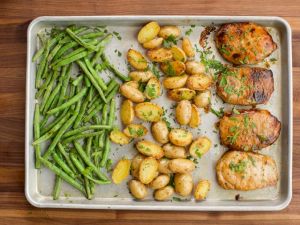 Sheet Pan Pork Chops - Time for Fall!